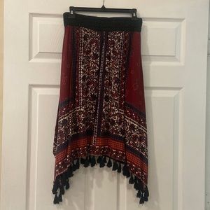 Multicolored Bohemian Skirt